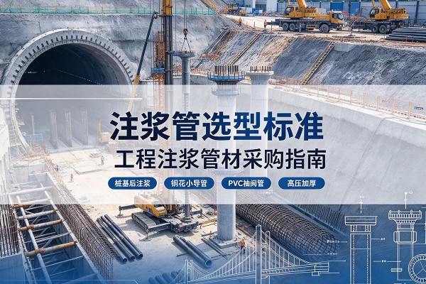 天台注浆管选型标准