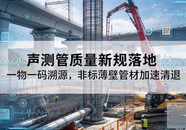 天台声测管质量新规落地，一物一码溯源，非标薄壁管材加速清退